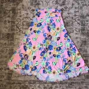 Gorgeous bright floral LuLaRoe maxi skirt 🌸